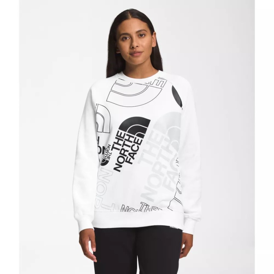 équipage D'injection Graphique Femme The North Face Gris