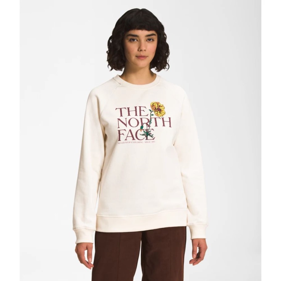 équipage D'injection Graphique Femmes Blanc La Face Nord