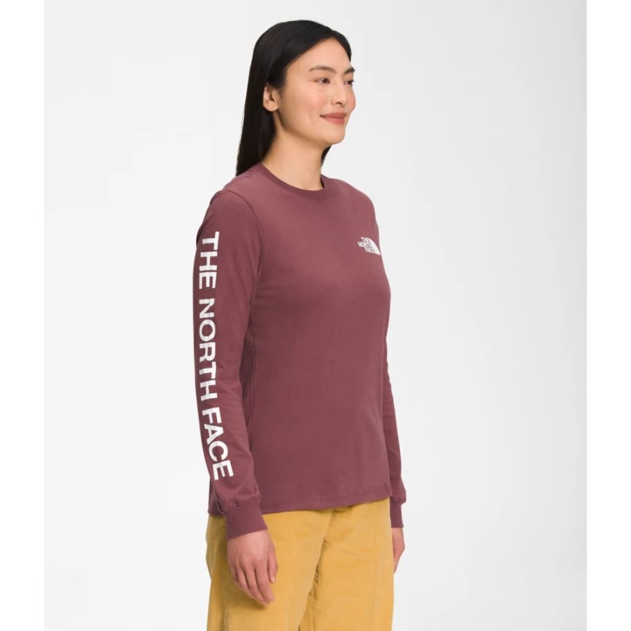 T-shirt Fier De Marque à Manches Longues Pour Femmes The North Face Ginger