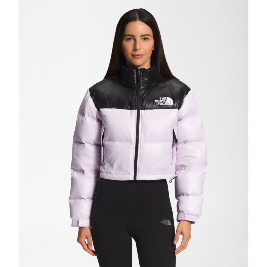 Veste Courte Femme Nuptse Lavande Brouillard The North Face
