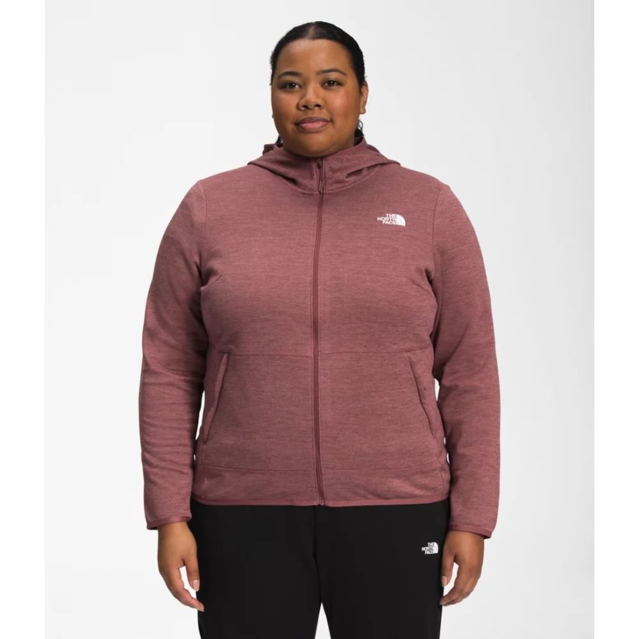 Sweat à Capuche Femme Plus Canyonlands The North Face Ginger Heather