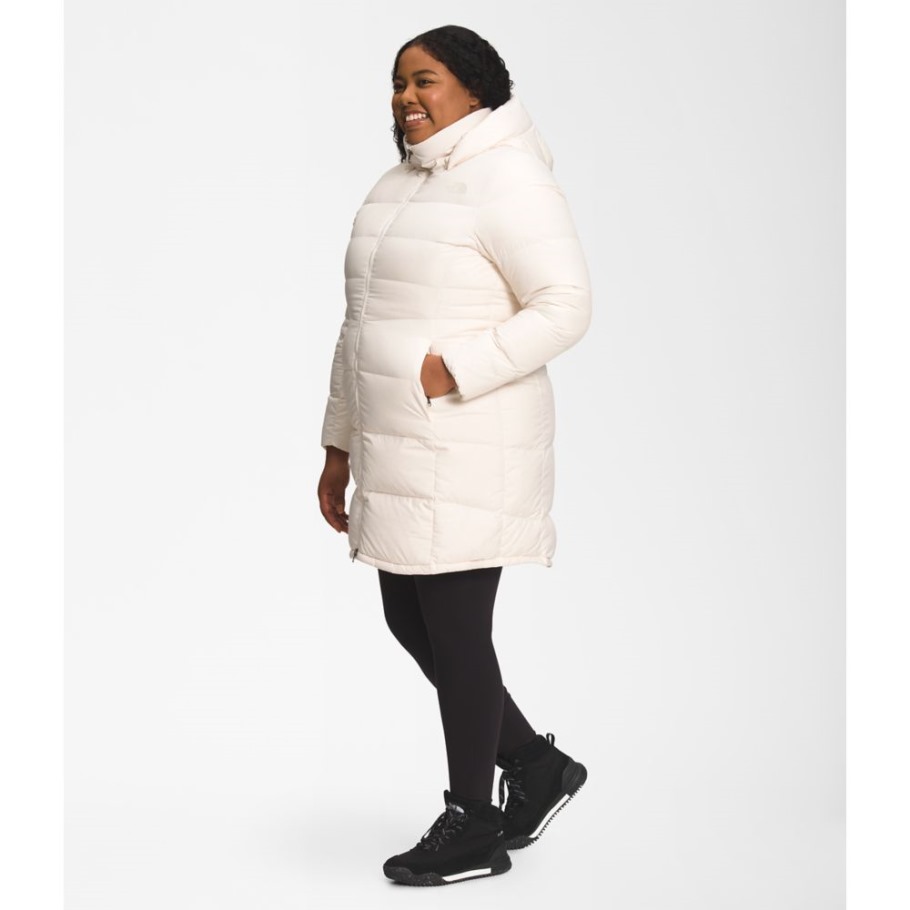 Parka Femme Plus Metropolis The North Face Blanc