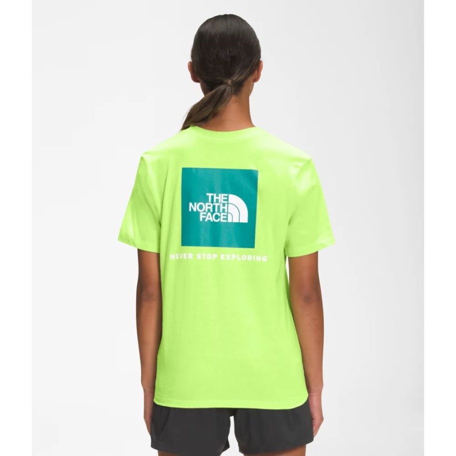 Tee Shirt Manches Courtes Femme The North Face Vert