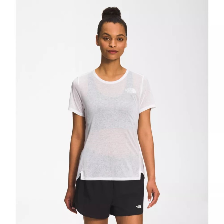 Chemise Manches Courtes Femme Sunriser Blanc The North Face