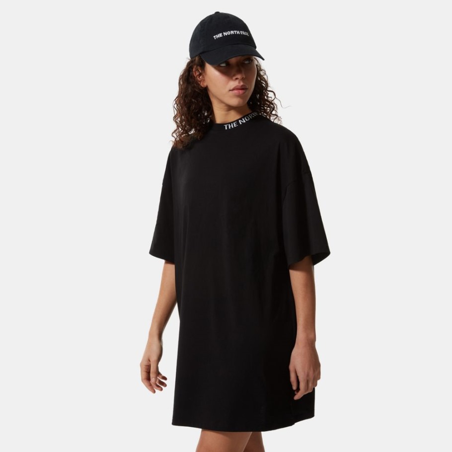 Robe T-shirt Noir The North Face Femme Zumu