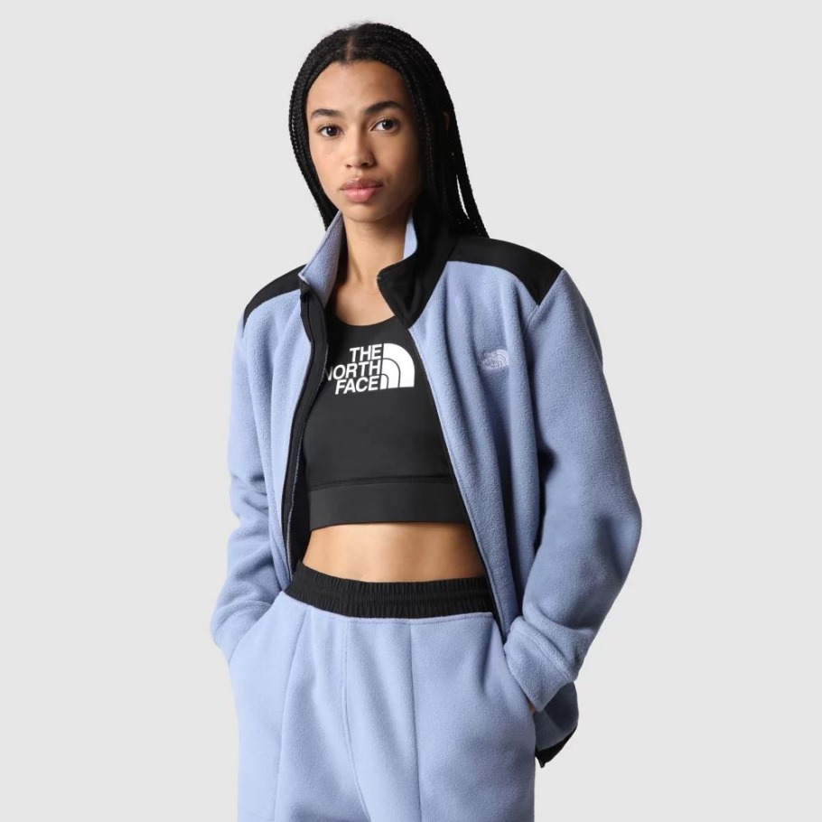 Folk Bleu Noir Femmes Alpin Polartec Polaire 200 Veste The North Face