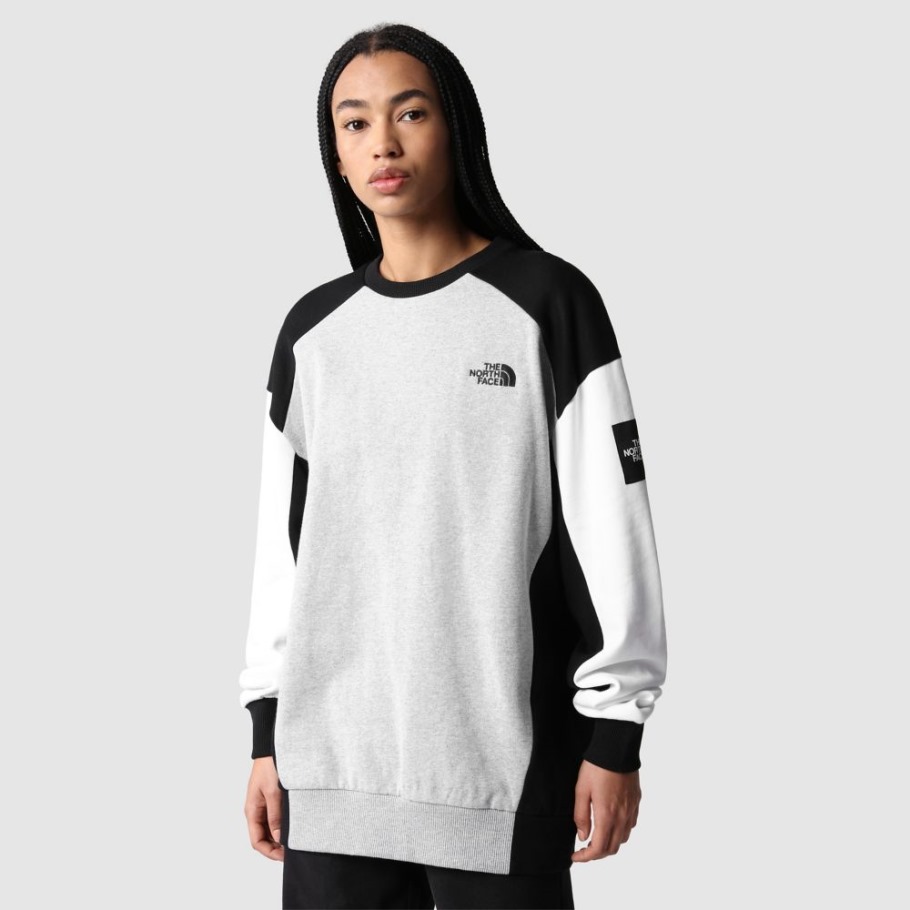 Sweat Ras Du Cou Saisonnier Femme The North Face Gris