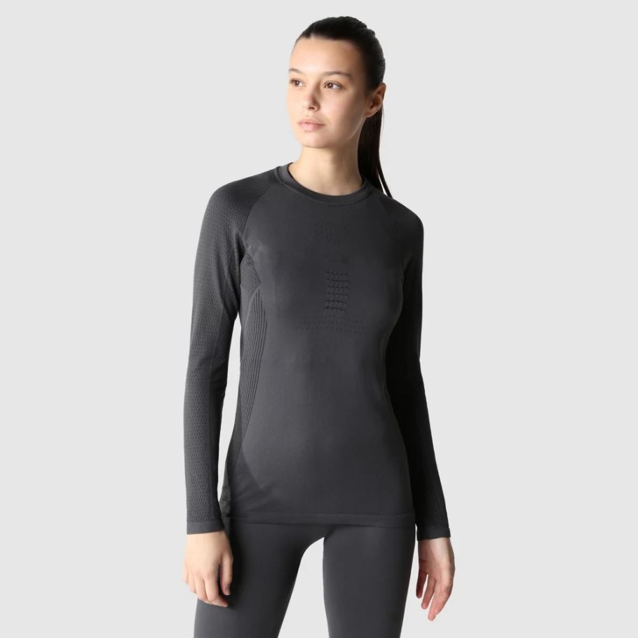 T-shirt Manches Longues Active Femme Gris The North Face