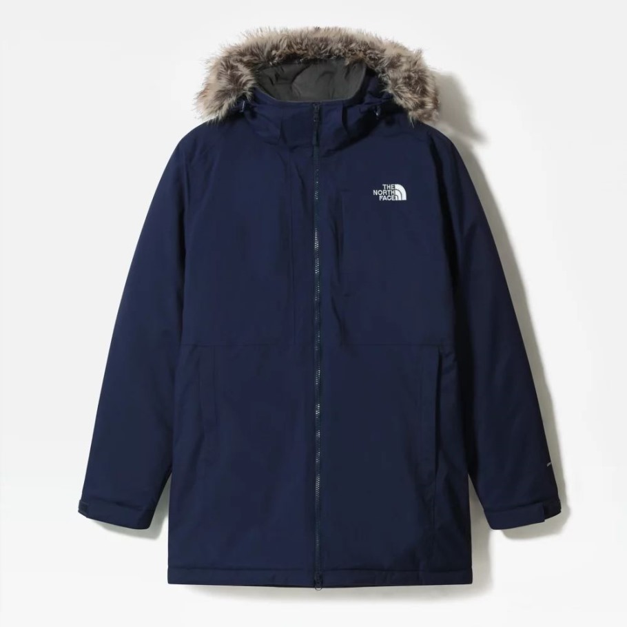 Hommes Aral Ii Parka Montague Bleu La Face Nord