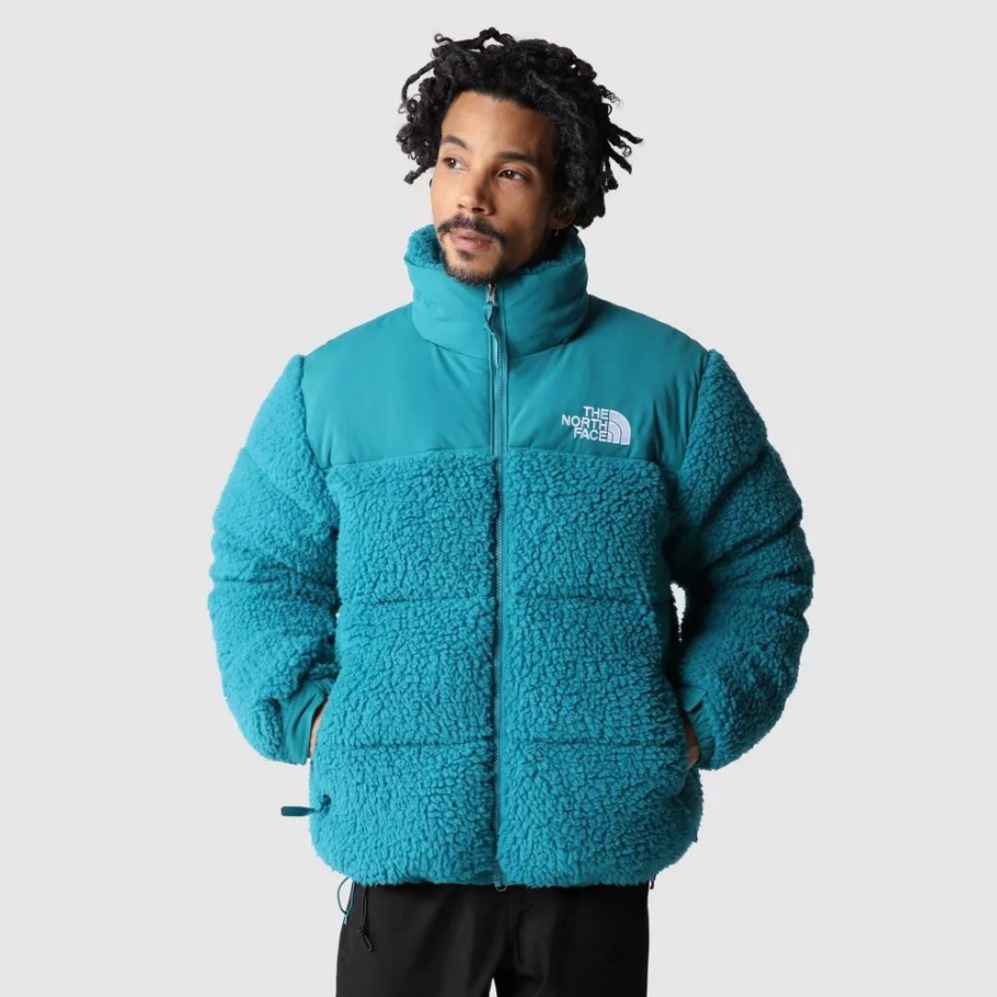 Veste Homme High Pile Nuptse Bleu Port The North Face