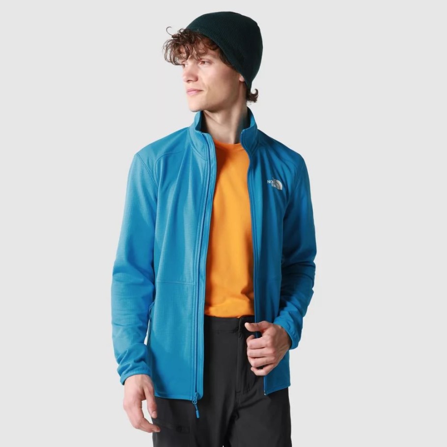 Veste Polaire Homme Quest Bleu Blanc The North Face