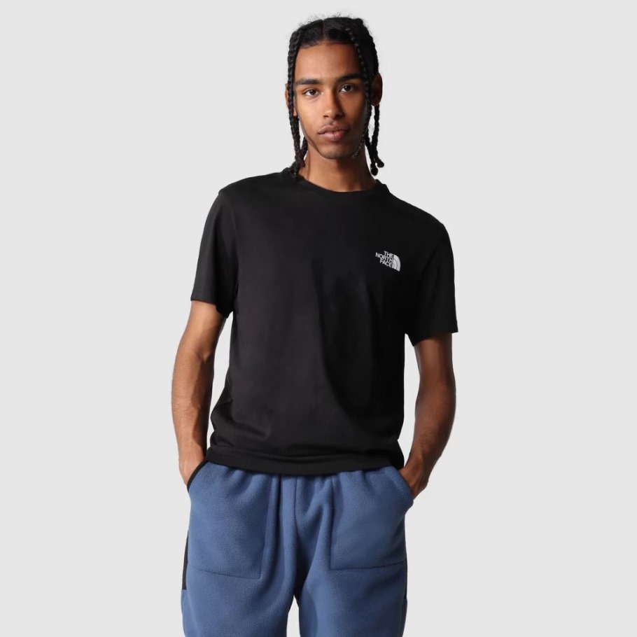 T-shirt Simple Dôme Homme Noir The North Face