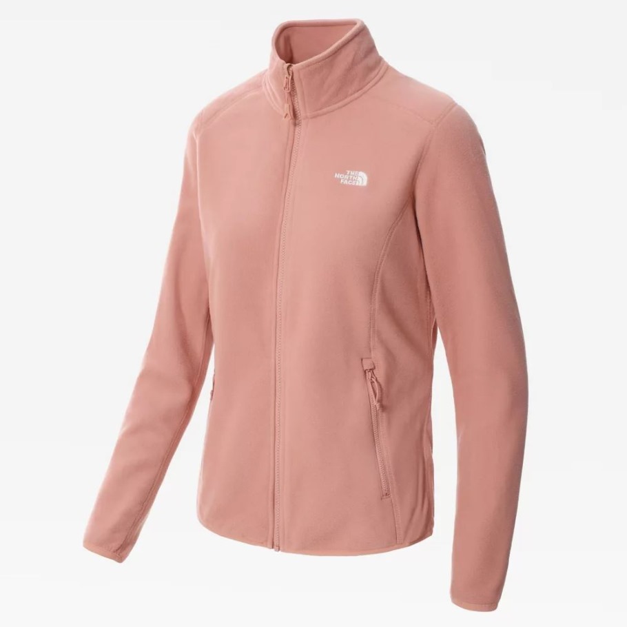 Polaire Zip Complète Rose Aube Femme 100 Glacier The North Face