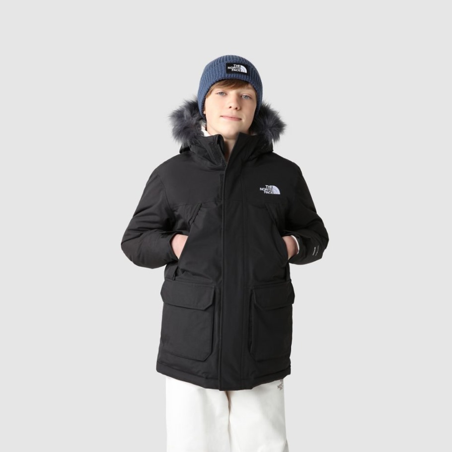 The North Face Garçons Mcmurdo Parka Noir
