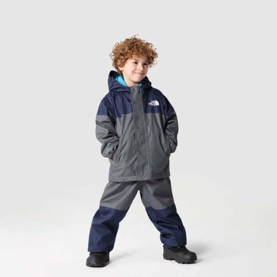The North Face Kids Rain Winter Ensemble Deux Pièces Gris