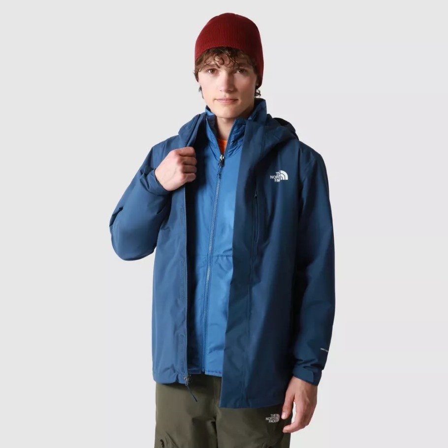 Veste Carto Triclimate Homme The North Face Bleu Ombragé
