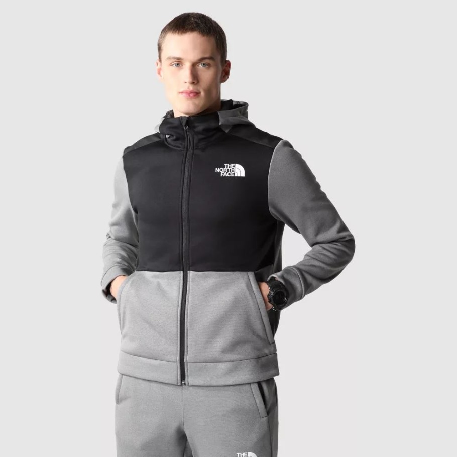 The North Face Men Training Full Zip Polaire Gris