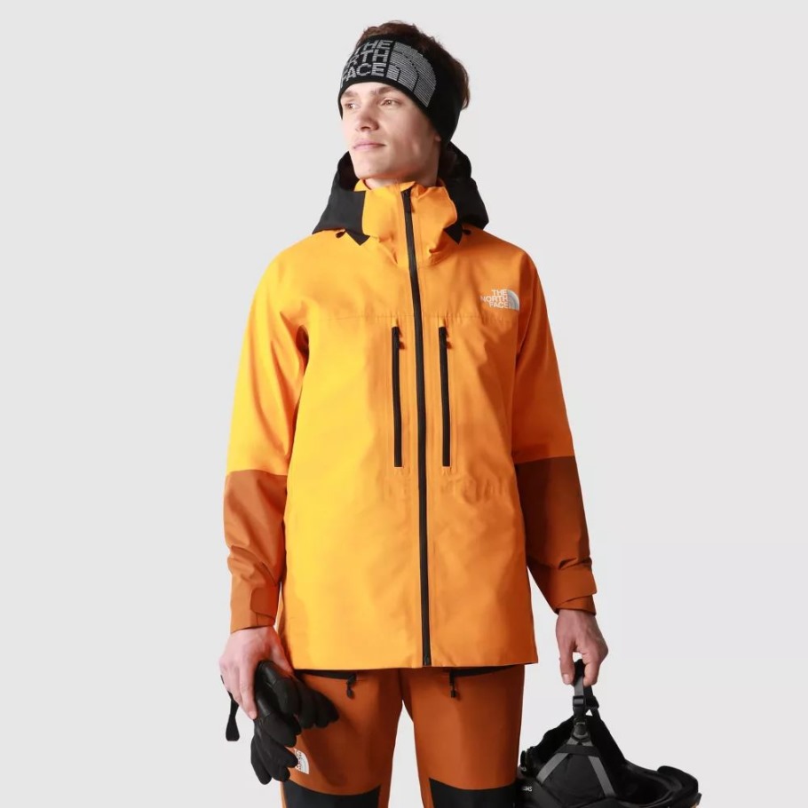 Veste Ceptor Homme Orange Face Nord