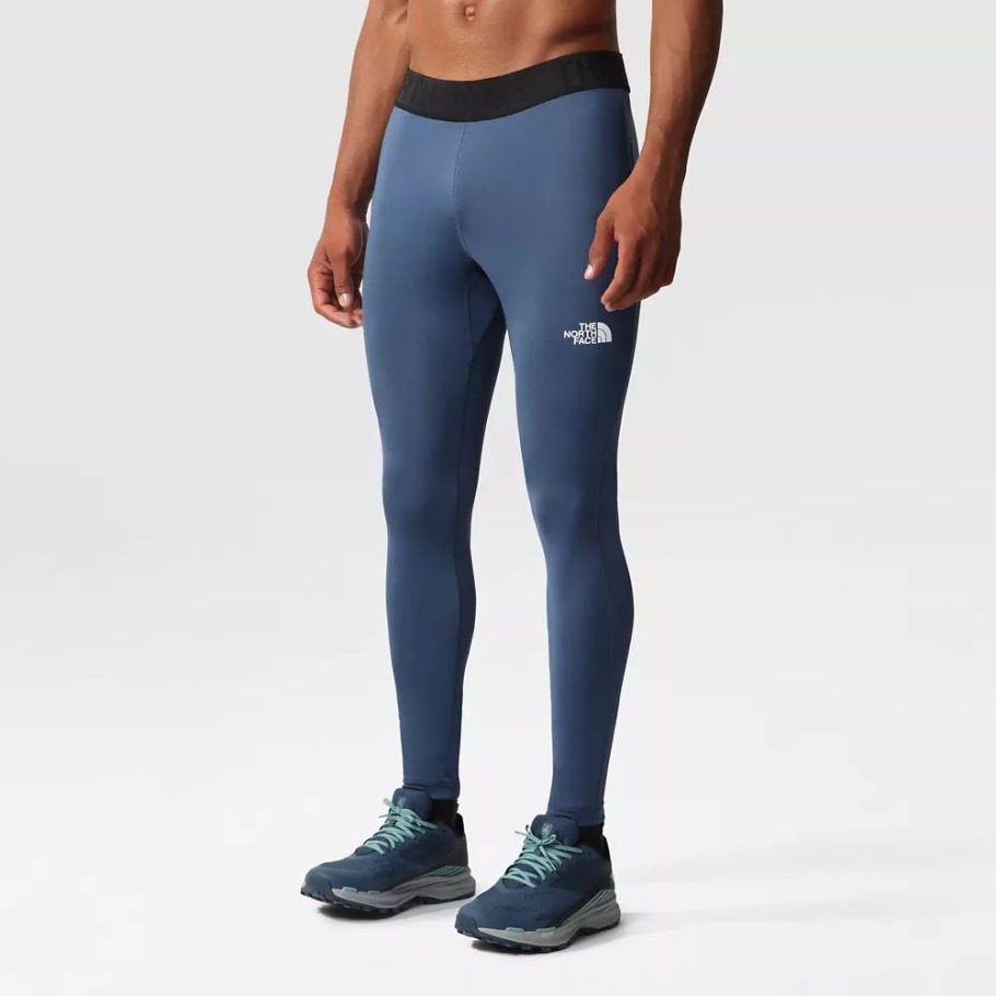 Les Hommes Bleus Ombragés De La Face Nord Courent Leggings
