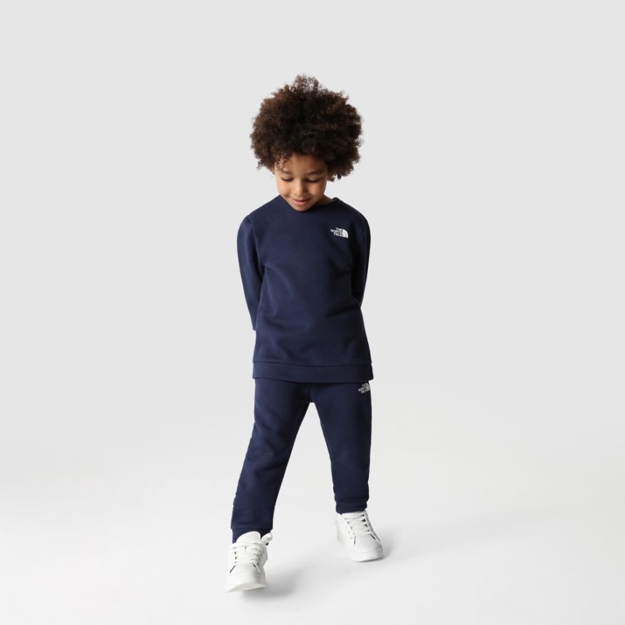 The North Face Summit Ensemble 2 Pièces En Molleton De Coton Bleu Marine Pour Enfants