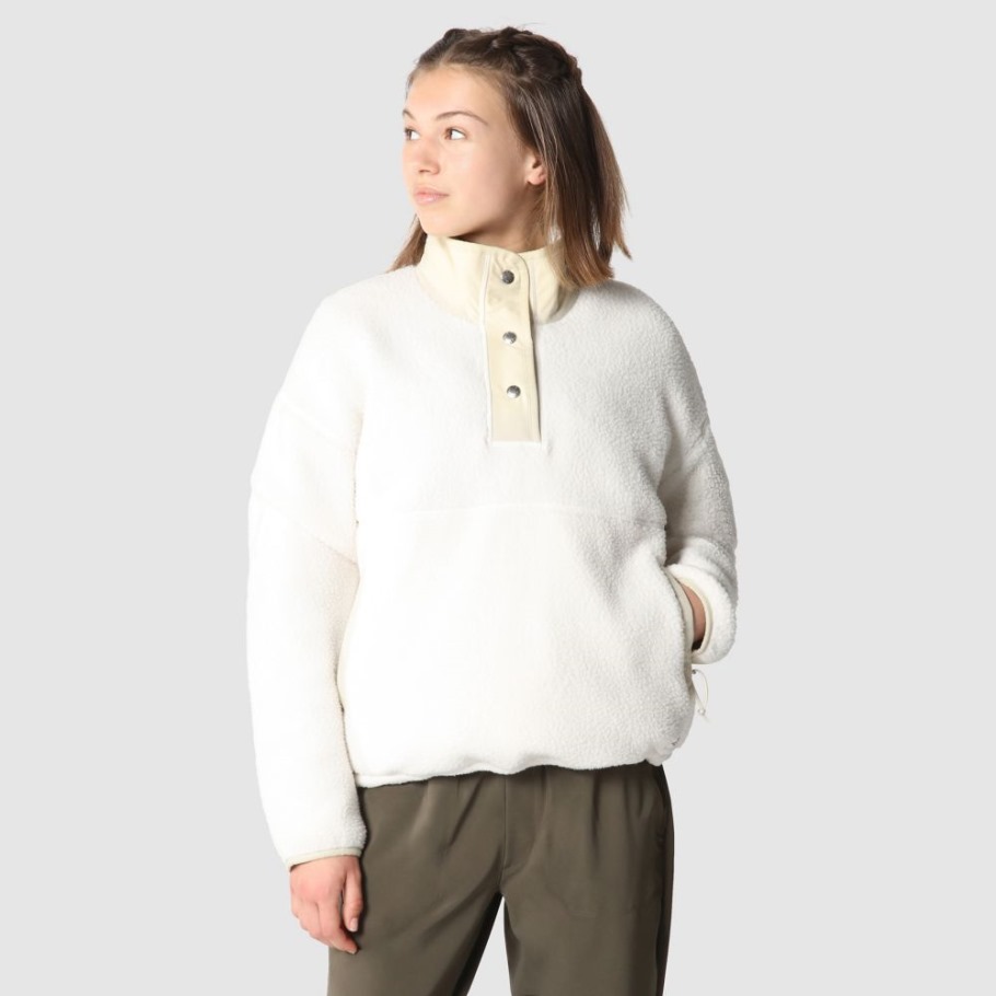 Polaire The North Face White Gravel Femme Cragmont