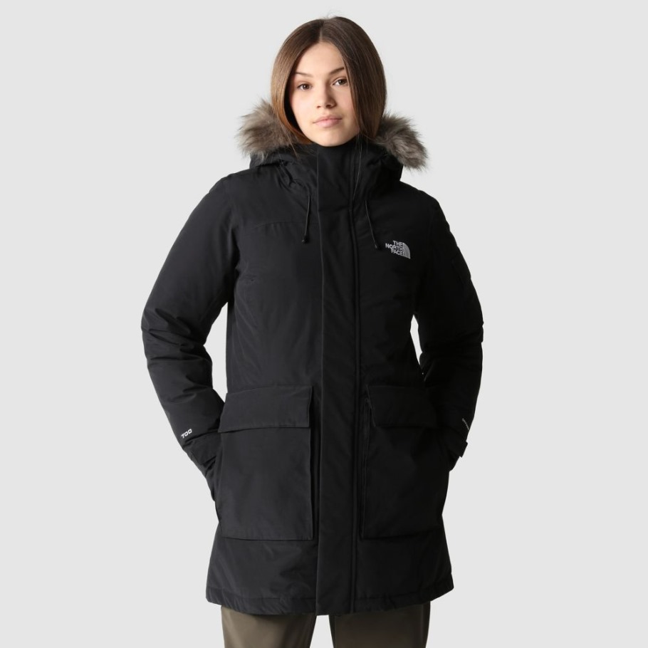 The North Face Femme Cagoule Parka En Duvet Noir