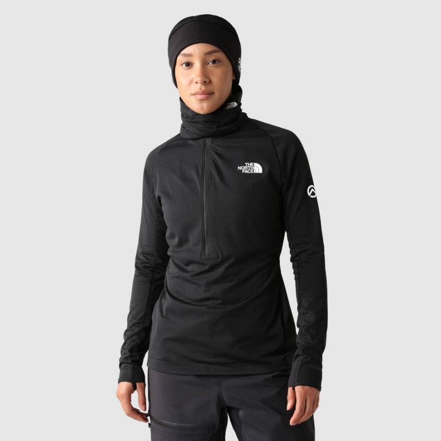 The North Face Femmes Sommet Bord 1/2 Zip Top Noir