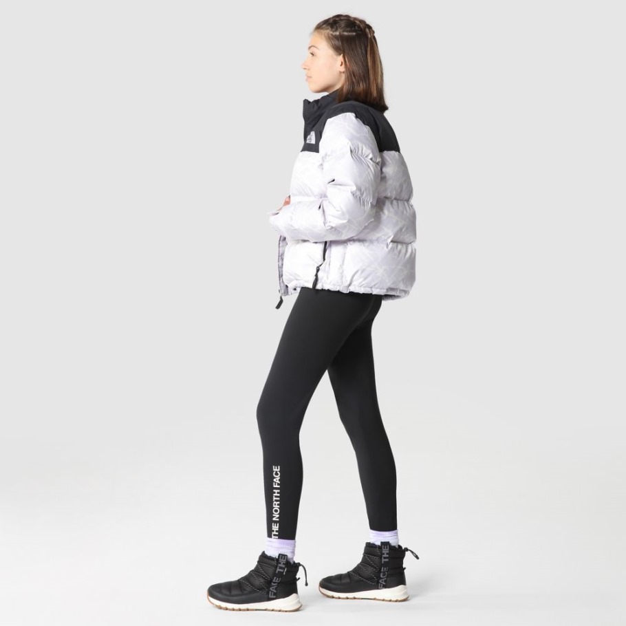 The North Face Femmes Thermoball Bottes D'hiver Imperméables à Lacets Noir