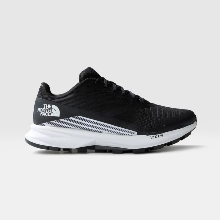 The North Face Femmes Vectiv Levitum Chaussures De Course Sur Sentier Noir Blanc