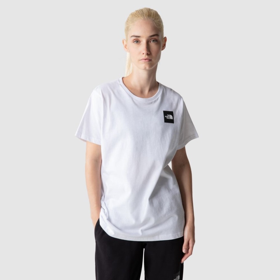 T-shirt Blanc à Manches Courtes Pour Femme The North Face