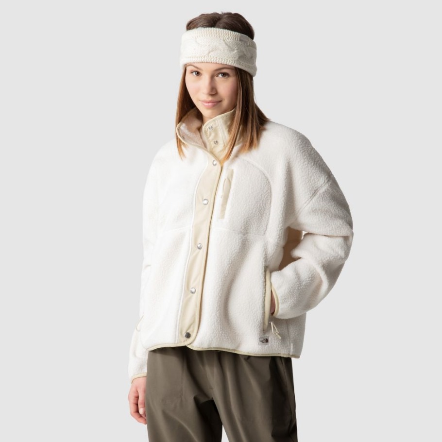 Veste Polaire Femme Cragmont The North Face White Gravel