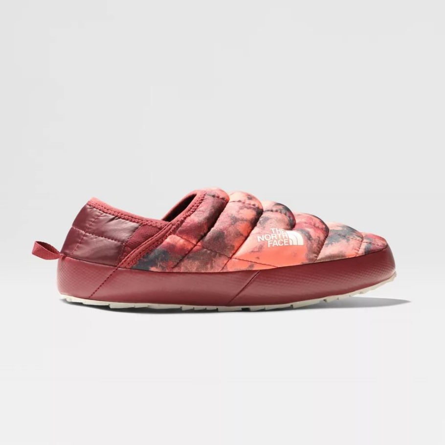 Mules D'hiver Femme Thermoball V Traction Coral Sunrise The North Face