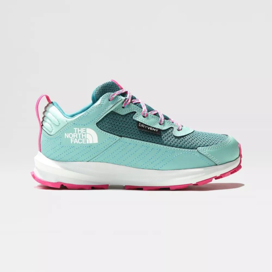 Chaussures De Randonnée Imperméables Fastpack Pour Jeunes Bleu Portuaire The North Face