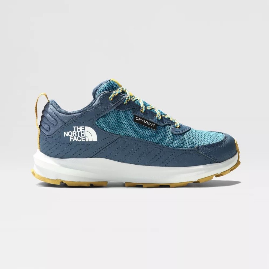 Chaussures De Randonnée Imperméables Fastpack Pour Jeunes The North Face Blue Shady Blue
