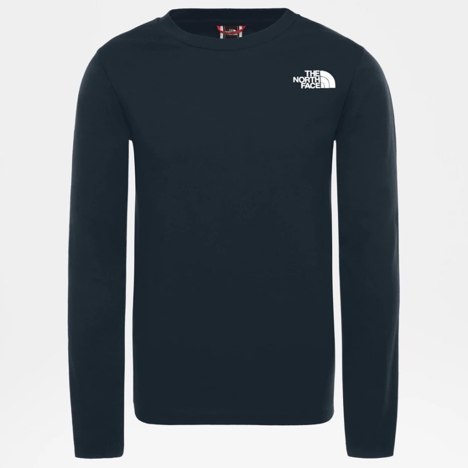 T-shirt à Manches Longues Pour Jeunes The North Face Summit Navy
