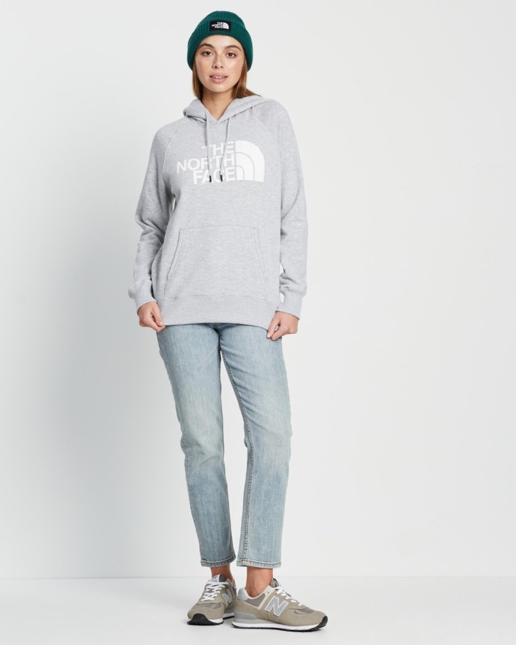 The North Face Sweat à Capuche Demi-dôme Gris Neuf