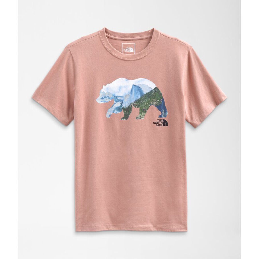 The North Face Rose Aube Femmes Manches Courtes Tnf Ours Tee