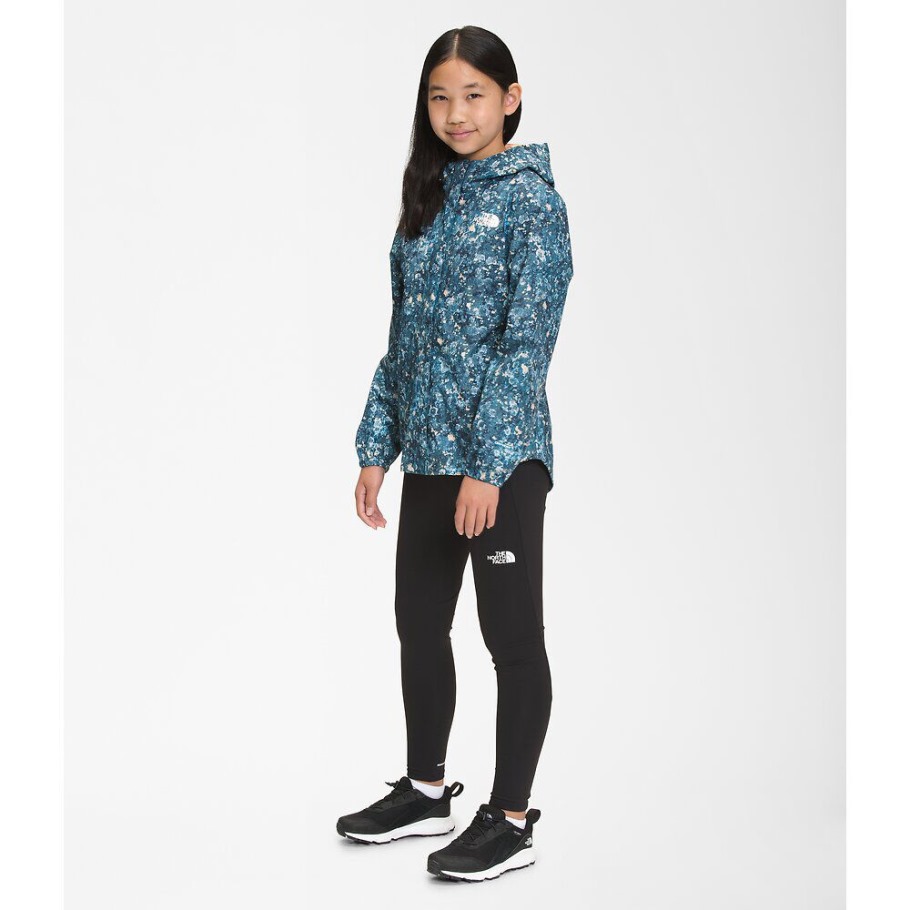 Veste De Pluie Antora Imprimée Pour Fille Abricot Lichen The North Face