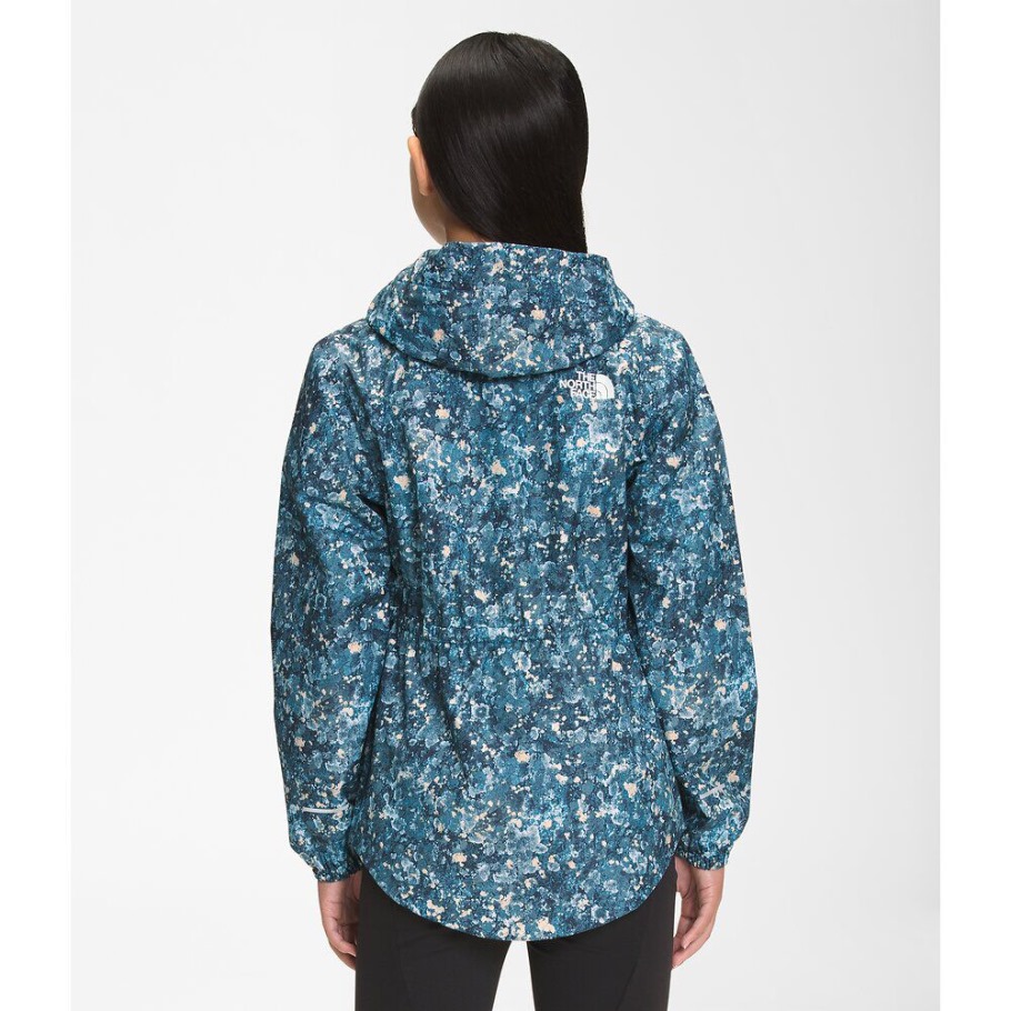 Veste De Pluie Antora Imprimée Pour Fille Abricot Lichen The North Face