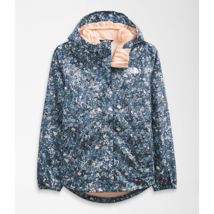 Veste De Pluie Antora Imprimée Pour Fille Abricot Lichen The North Face