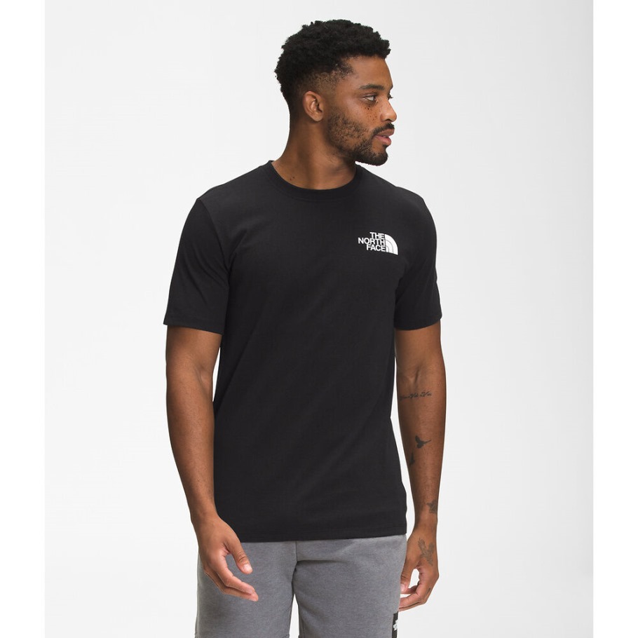 T-shirt Jour De La Terre à Manches Courtes Pour Hommes Noirs The North Face