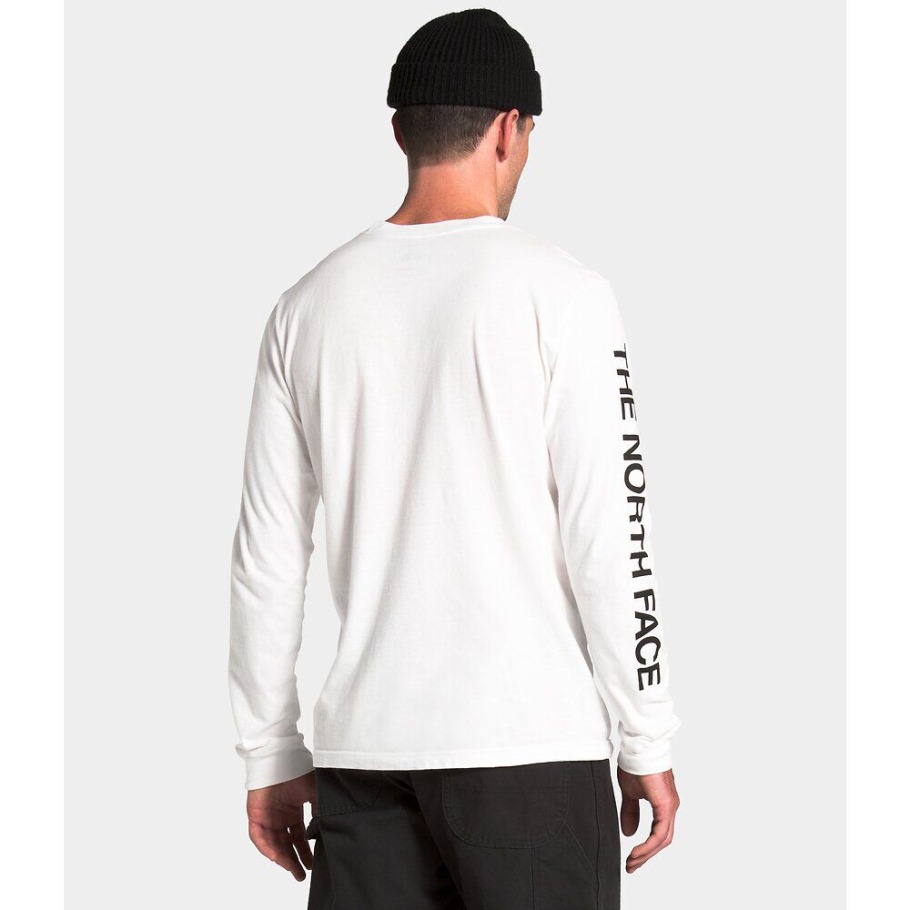 Manches Longues Tnf Manches Hit Tee The North Face Blanc