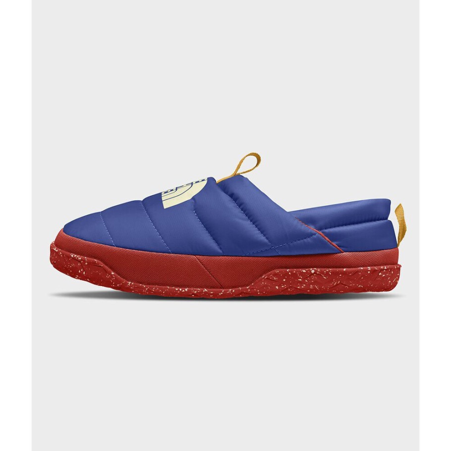 The North Face Hommes Nuptse Mules Bleu