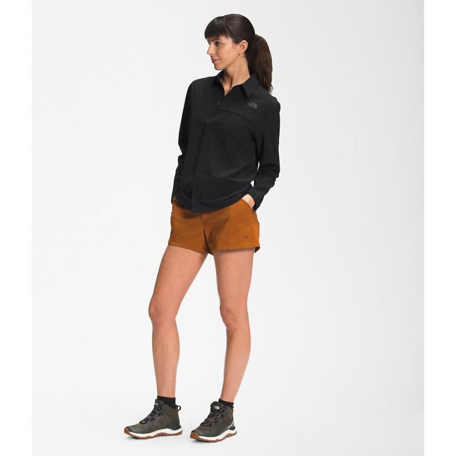 Chemise Manches Longues The North Face First Trail Upf Femme Noir