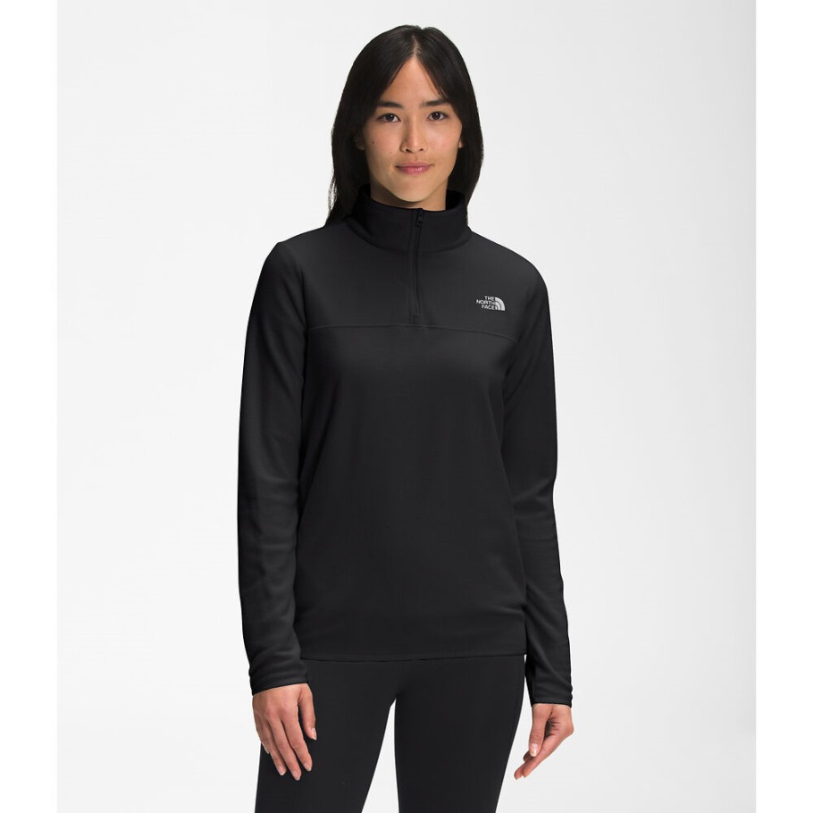 Femme Tka Glacier Polaire Zip The North Face Noir