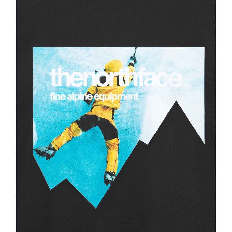 T-shirt Unisexe De Montagne à Manches Courtes Noir The North Face