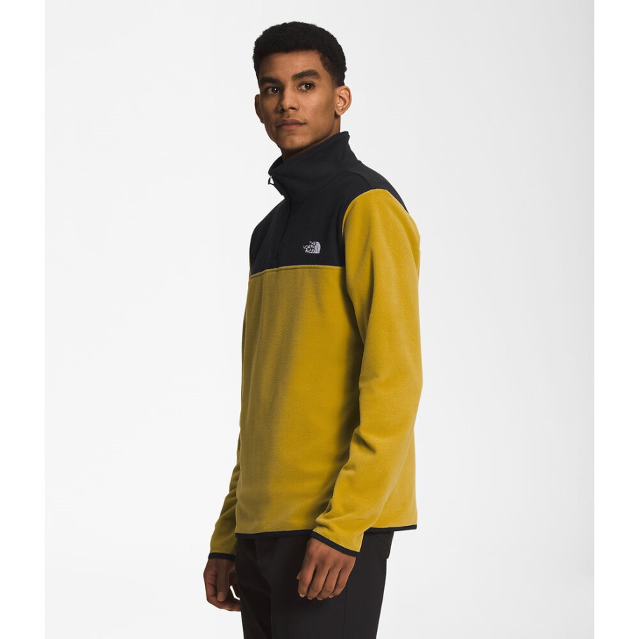 The North Face Men Tka Glacier Polaire Zip Veste Mineral Gold