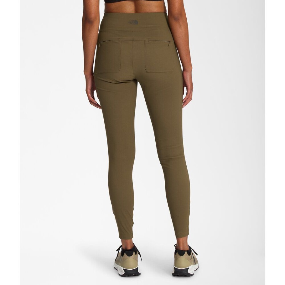 The North Face Femmes Paramount Hybride Taille Haute Collants Olive Militaire