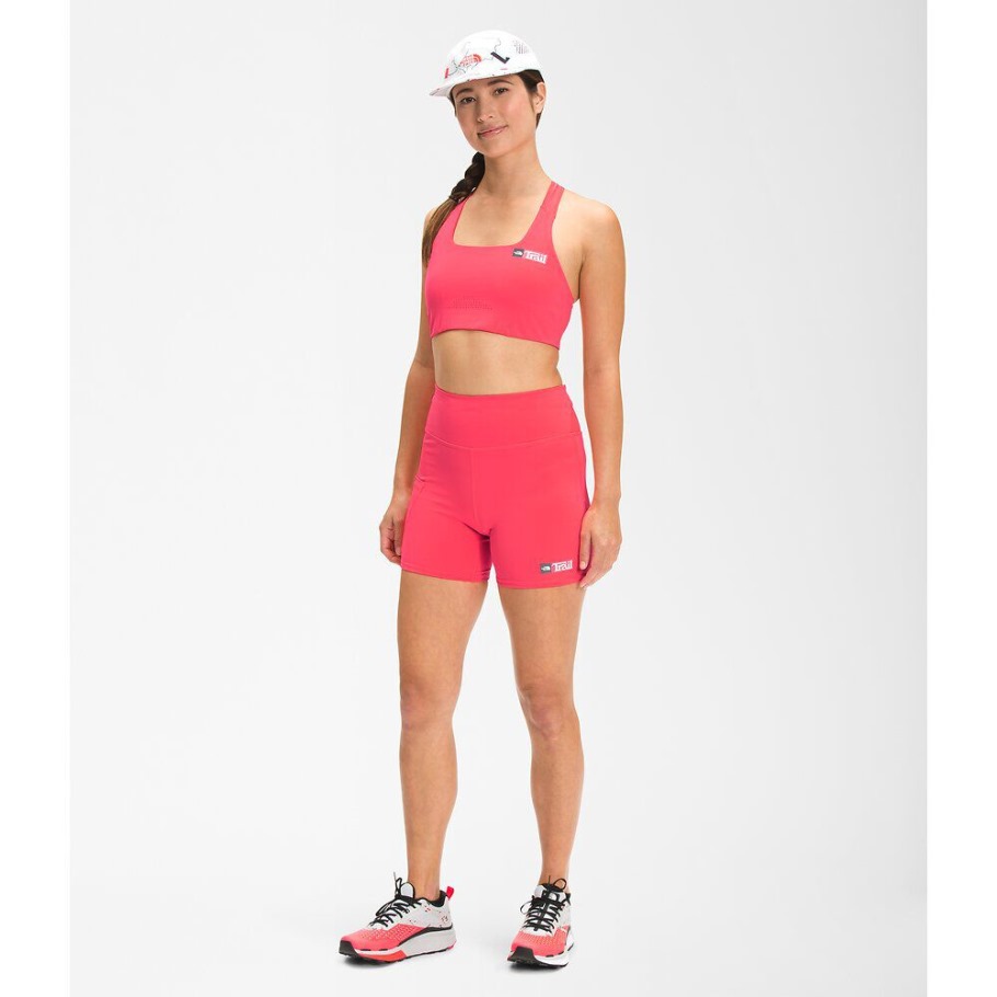 Movmynt 5 Tight Short Brillant Corail Femme The North Face