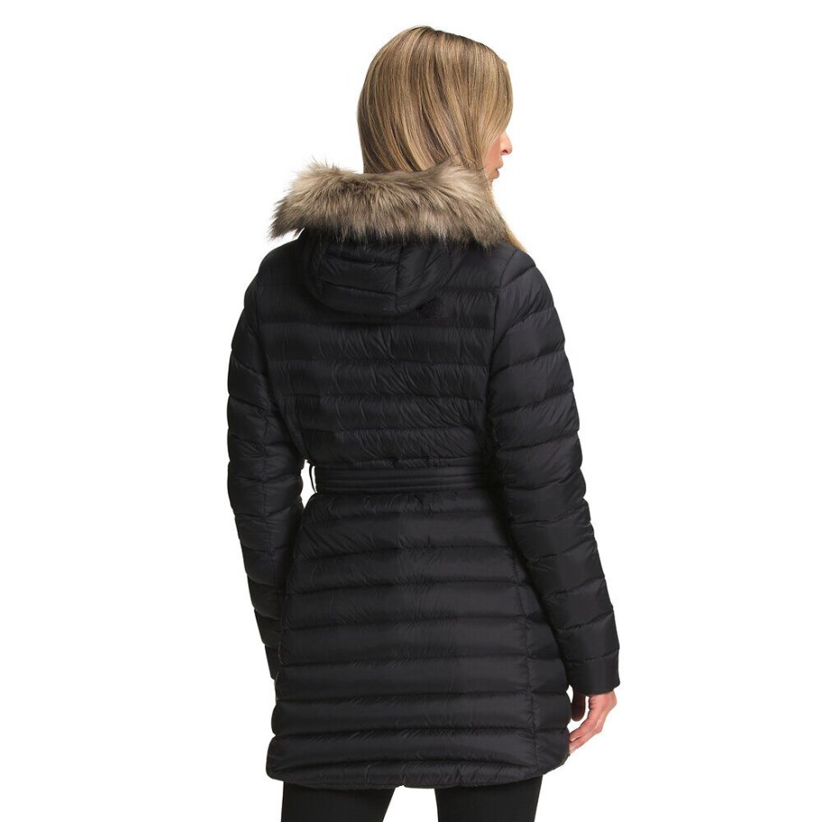 The North Face Femmes Parka à Ceinture Transversale Noir